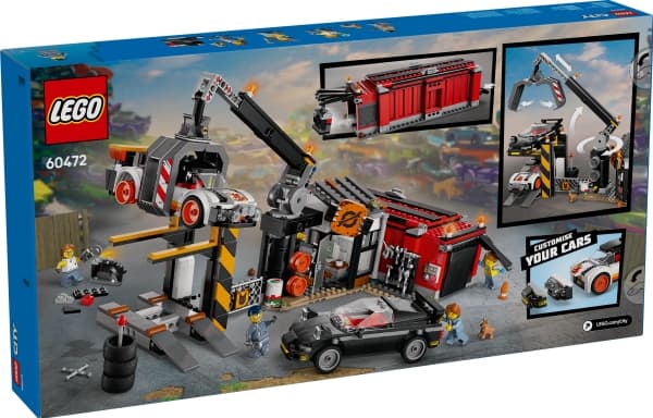 LEGO City 60472 Autopurkamo ja autoja