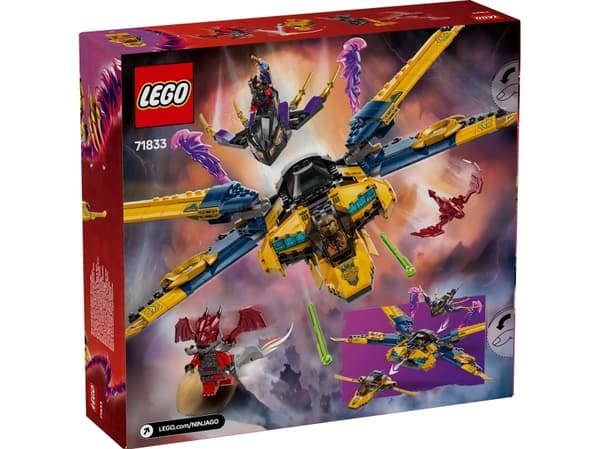 LEGO Ninjago 71833 Rasin ja Arinin supermyrskysuihkukone