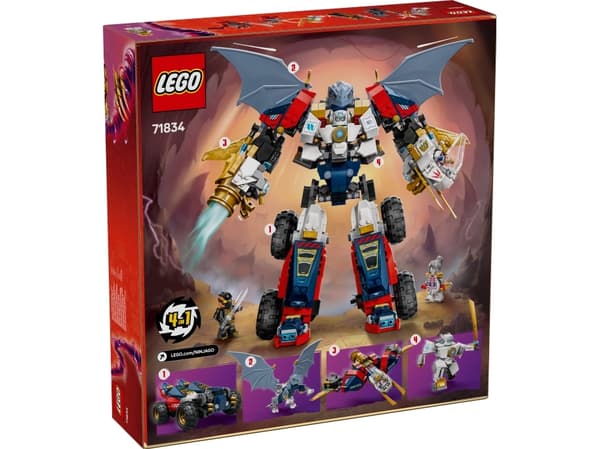 LEGO Ninjago 71834 Zanes ultra-kombinasjonsrobot