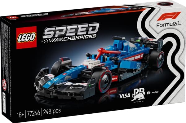 LEGO Speed Champions 77246 Visa Cash App RB VCARB 01 F1 racerbil