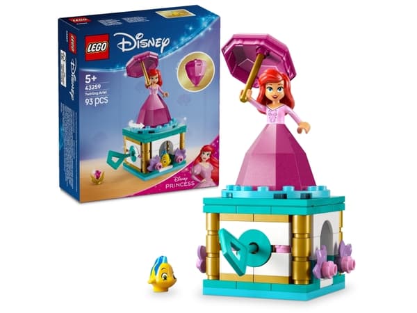 LEGO Disney Prinsessa 43259 Snurrende Ariel