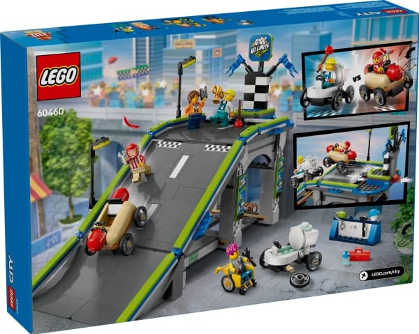 LEGO City 60460 Grenseløs action: Racerbilbane med rampe