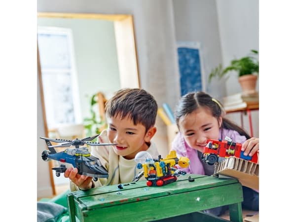 LEGO City 60462 Helikopter, brandbil och ubåt