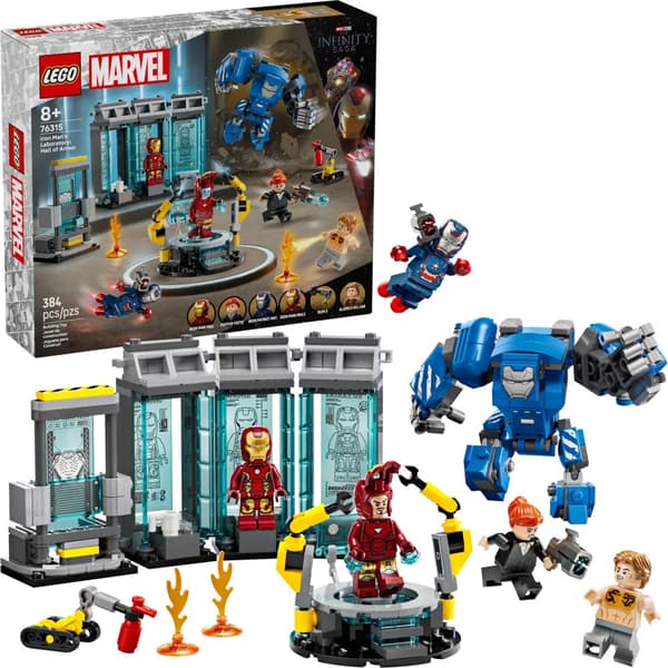 LEGO Super Heroes 76315 Iron Manin laboratorio – Haarniskahuone
