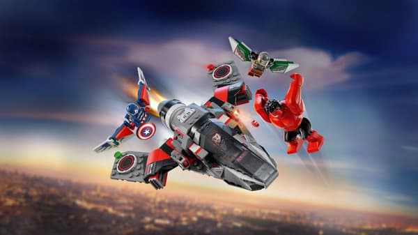 LEGO® Marvel Captain America mot Red Hulk 76292