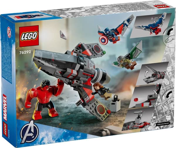 LEGO® Marvel Captain America mot Red Hulk 76292