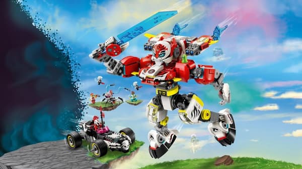 LEGO® DREAMZzz™ Coopers tigerrobot och Zeros hot rod-bil 71497