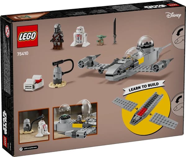 LEGO® Star Wars™ Mando and Grogu's N-1 Starfighter™ 75410