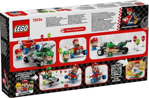 LEGO® Super Mario™ Mario Kart™ – Baby Mario mot Baby Luigi 72034