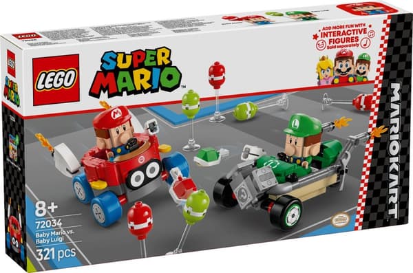 LEGO® Super Mario™ Mario Kart™ – Baby Mario mot Baby Luigi 72034