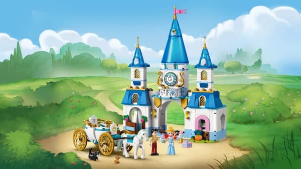 LEGO® Disney Askungens slott och häst med vagn 43275