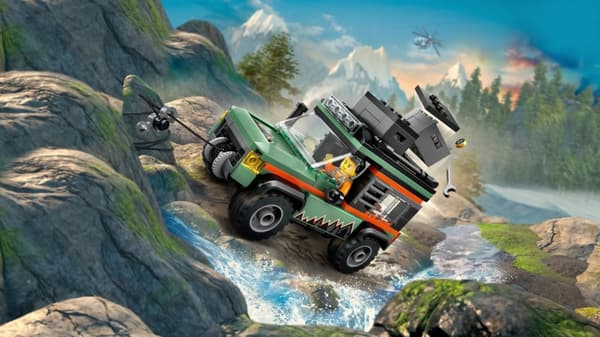 LEGO® City 4-hjulsdriven terrängbil för bergskörning 60447