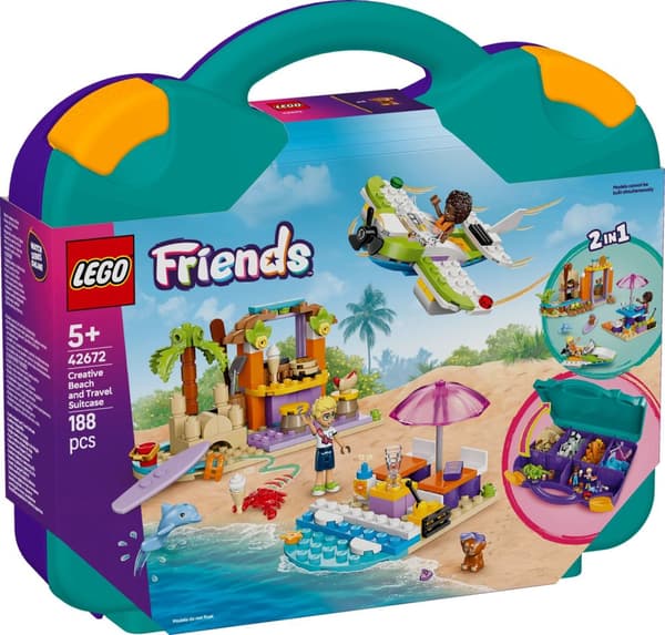 LEGO® Friends Kreativ strand och resväska 42672