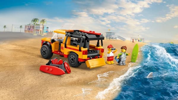 LEGO® City Strandräddning med livräddarbil 60453