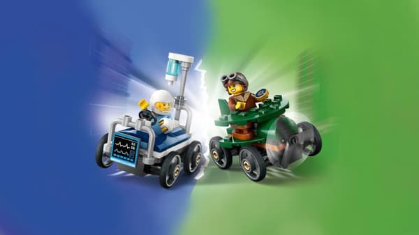 LEGO® City Flygplan mot sjukhussäng racingpaket 60459