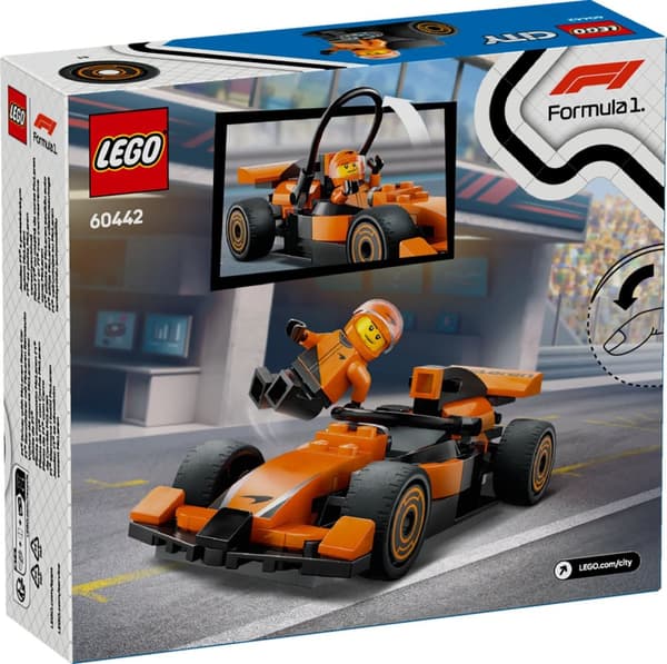 LEGO® City F1® förare med McLaren racerbil 60442