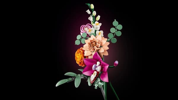 LEGO® Botanicals Vacker rosa blombukett 10342