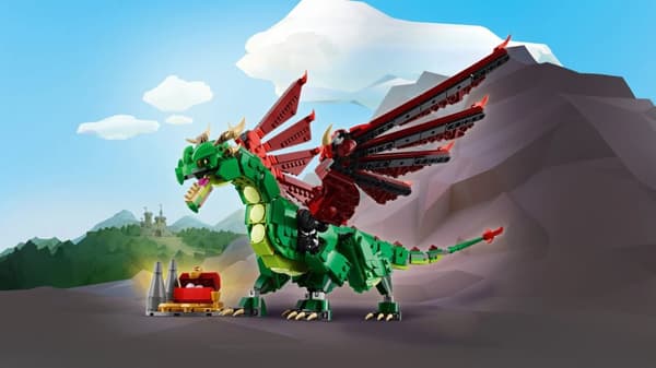 LEGO® Creator 3in1 Medeltida drake 31161