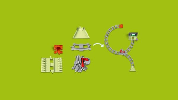LEGO® DUPLO Tågtunnel och spår Expansionsset 10425