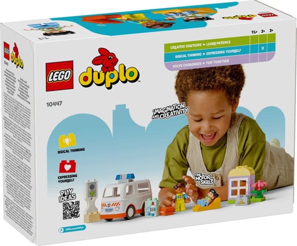 LEGO® DUPLO Ambulans och förare 10447