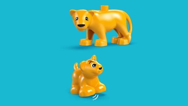 LEGO® DUPLO Vilda djurfamiljer: Pingviner och lejon 10442