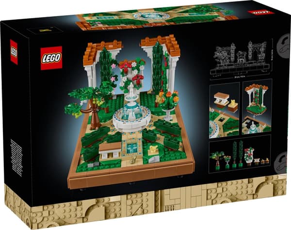 LEGO® icons Fontänträdgård 10359