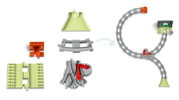 LEGO DUPLO Tågtunnel och spår Expansionsset 10425