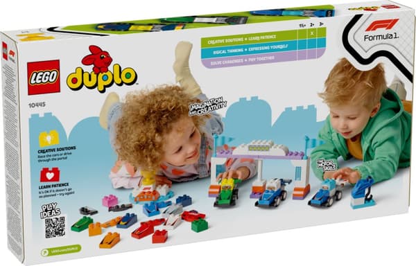 LEGO DUPLO F1 Team racerbilar och förare 10445