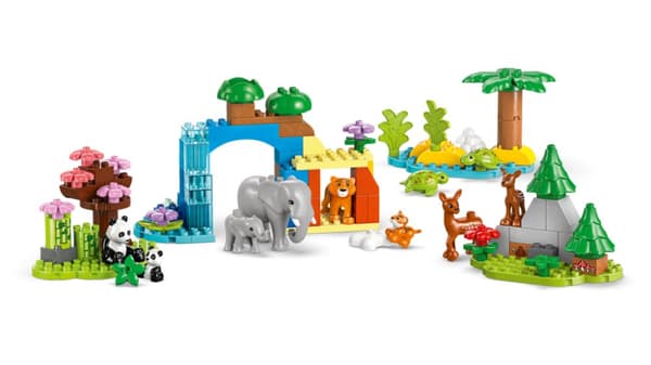 LEGO DUPLO 3 i 1 Vilda djurfamiljer 10446
