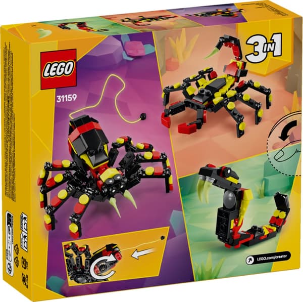 LEGO Creator Vilda djur överraskande spindel 31159