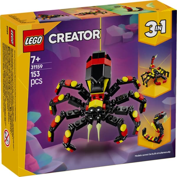 LEGO Creator Vilda djur överraskande spindel 31159