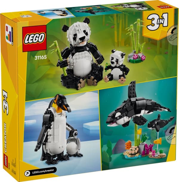LEGO Creator Vilda djur pandafamilj 31165
