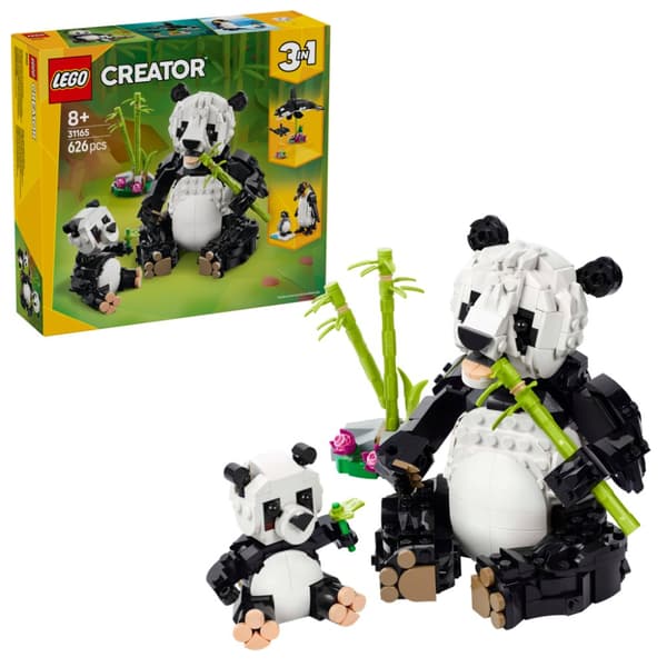 LEGO Creator Vilda djur pandafamilj 31165