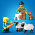Miniatyrbild 5 av 5: LEGO City 4+ Röd jordbrukstraktor med släp och får 60461