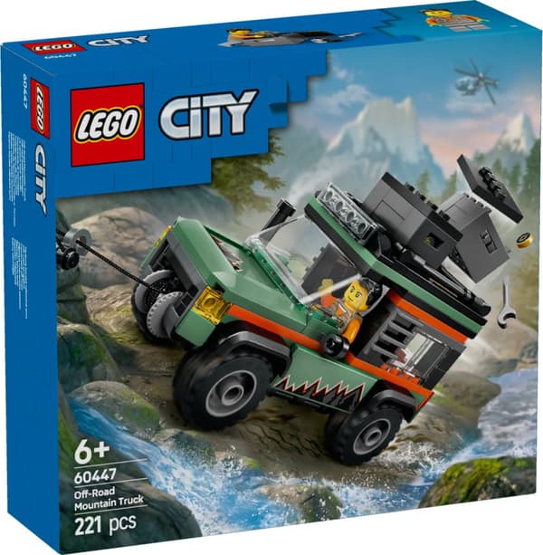LEGO City 4 hjulsdriven terrängbil för bergskörning 60447