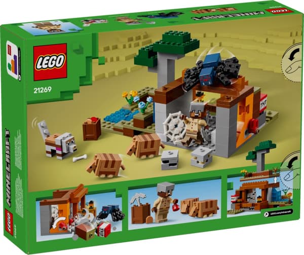 LEGO Minecraft Expeditionen till bältdjursgruvan 21269