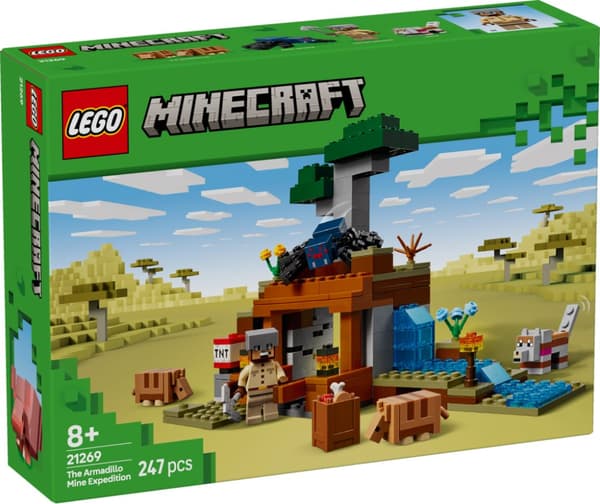 LEGO Minecraft Expeditionen till bältdjursgruvan 21269