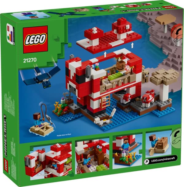 LEGO Minecraft Mooshroomhuset 21270