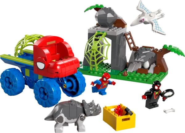 LEGO Super Heroes 4+ Team Spideys räddning med Dino Crawler 11199