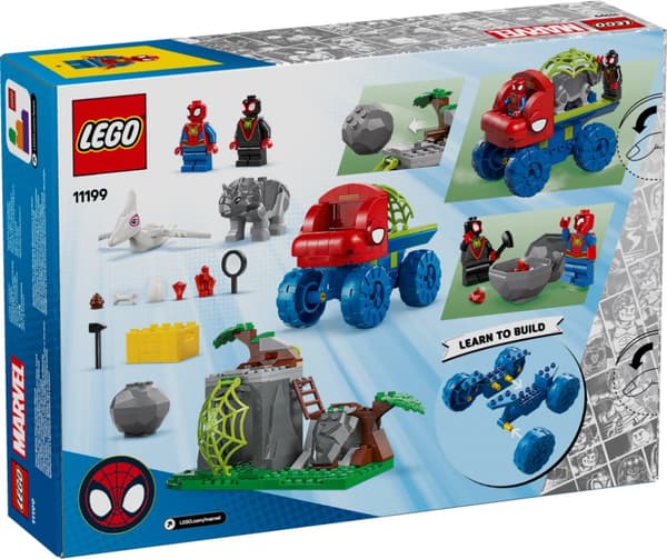 LEGO Super Heroes 4+ Team Spideys räddning med Dino Crawler 11199