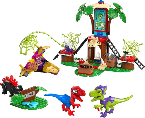 LEGO Super Heroes 4+ Spideys och Gobbys raptorstrid vid trädkojan 11200
