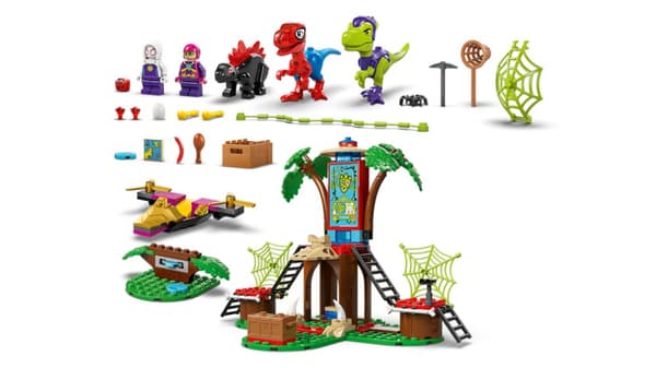 LEGO Super Heroes 4+ Spideys och Gobbys raptorstrid vid trädkojan 11200
