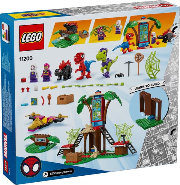LEGO Super Heroes 4+ Spideys och Gobbys raptorstrid vid trädkojan 11200