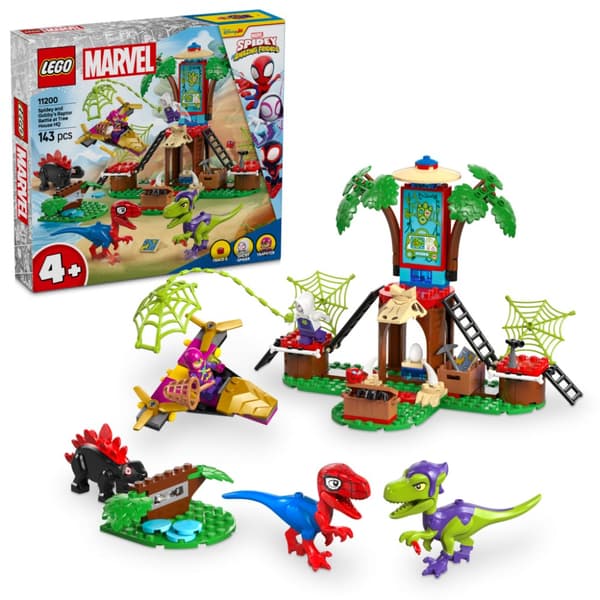 LEGO Super Heroes 4+ Spideys och Gobbys raptorstrid vid trädkojan 11200