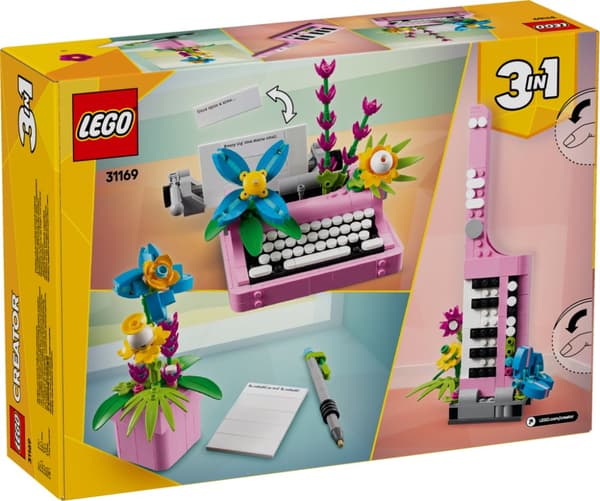 LEGO Creator Skrivmaskin med blommor 31169