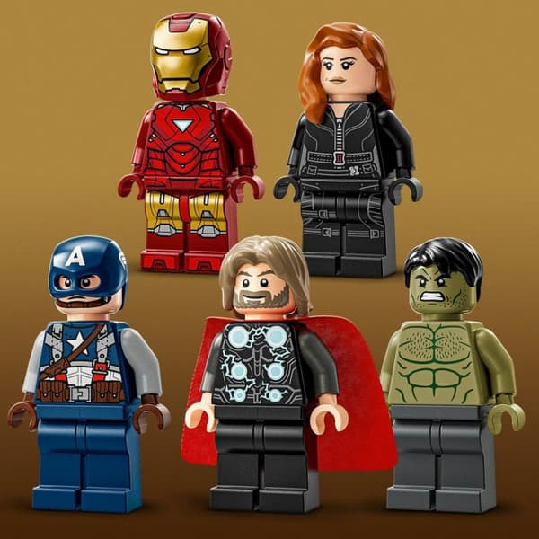 LEGO Super Heroes MARVEL logotyp och minifigurer 76313