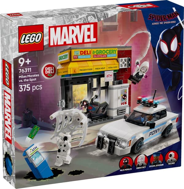 LEGO Super Heroes Spider Verse Miles Morales mot Spot 76311