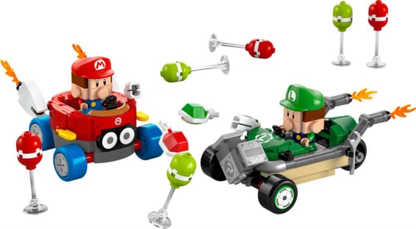 LEGO Super Mario Mario Kart Baby Mario mot Baby Luigi 72034