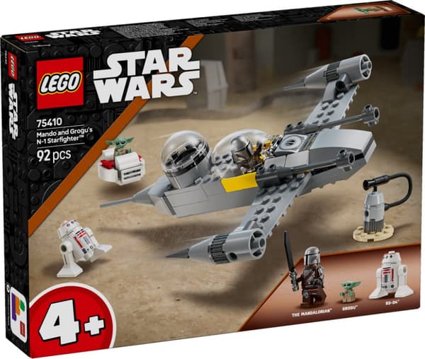 LEGO Star Wars 4+ Mando and Grogu s N 1 Starfighter 75410