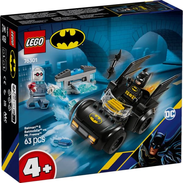LEGO Super Heroes 4+ Batman och Batmobile mot Mr. Freeze 76301